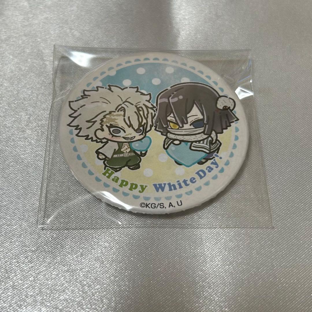 希少】鬼滅の刃 プリロール 缶バッジ 不死川実弥 伊黒小芭