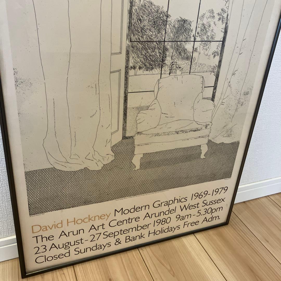 david hockney デイヴィッドホックニー 版画展 告知用ポスター