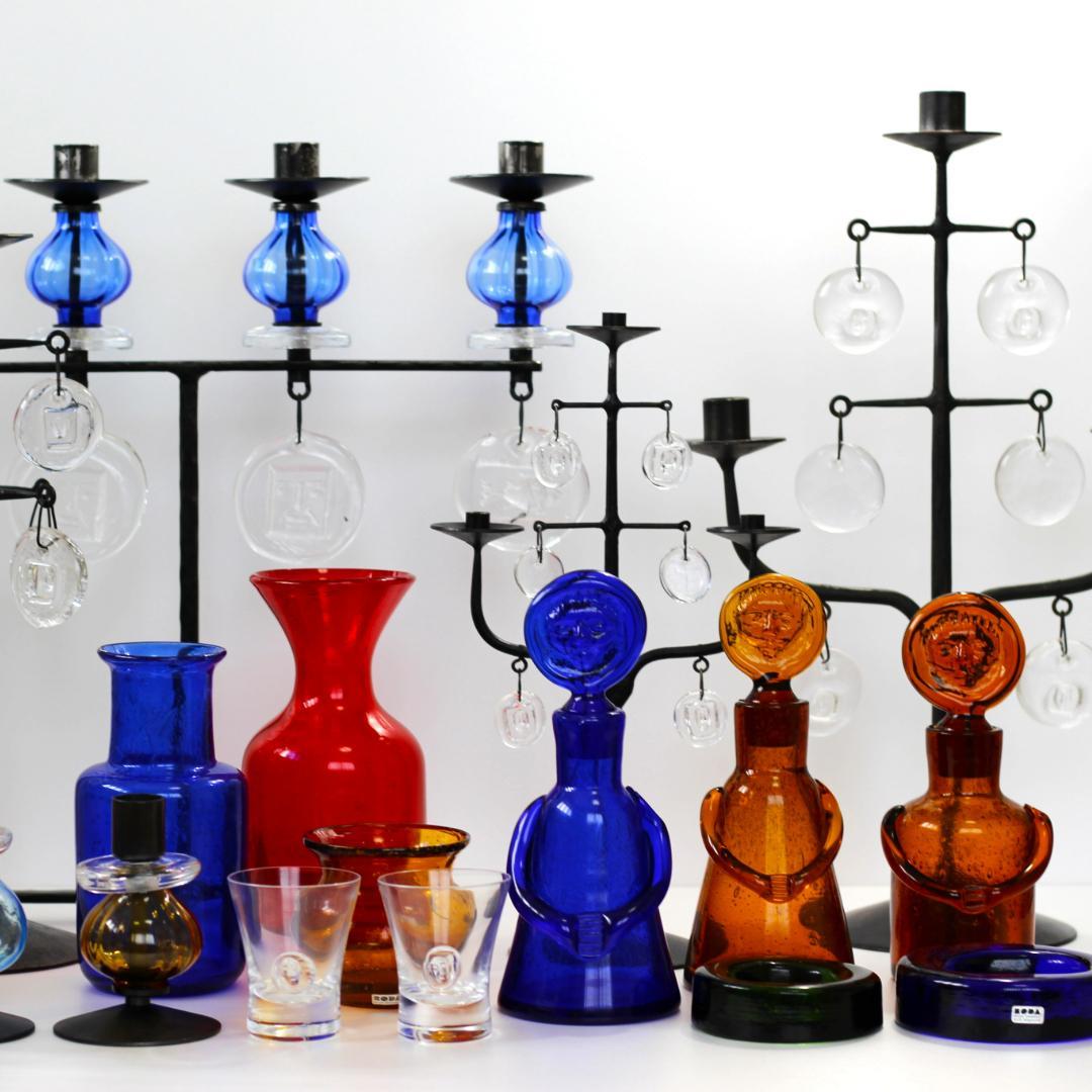 美品・3個セット】Erik Hoglundエリックホグランショットグラス