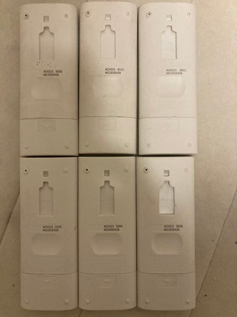 ま*み様 エアコンリモコン ACH221 6個セット - メルカリ