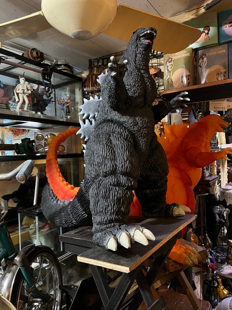 秀ちゃん様専用です 特大ゴジラ120、バンダイゴジラ120、1994年東宝