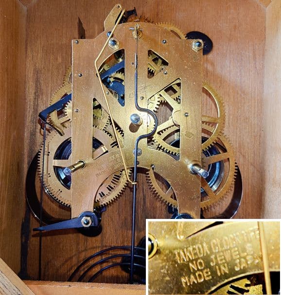 〈完動・極美品〉武田時計MAJESTY　31日巻　八角ゼンマイ振り子時計　古時計