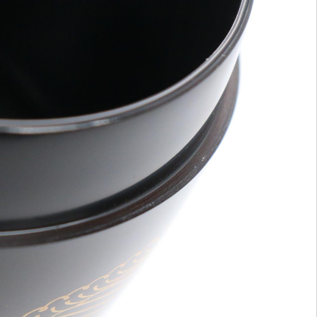 藤野松香作 波源氏車蒔絵 中棗 螺鈿細工 茶道具 共箱共布 V823