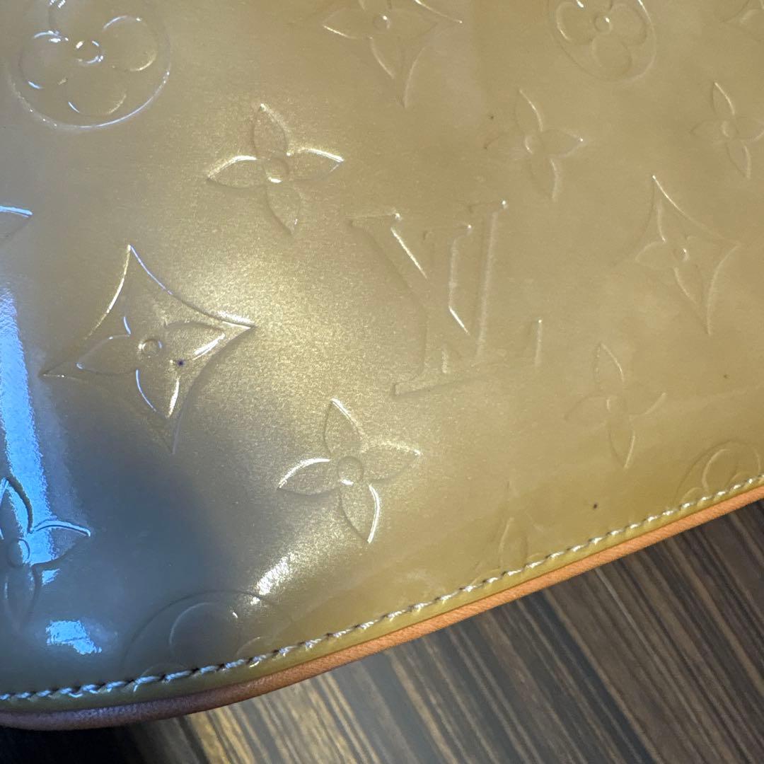 ルイビトン　エナメルバック(イエロー)