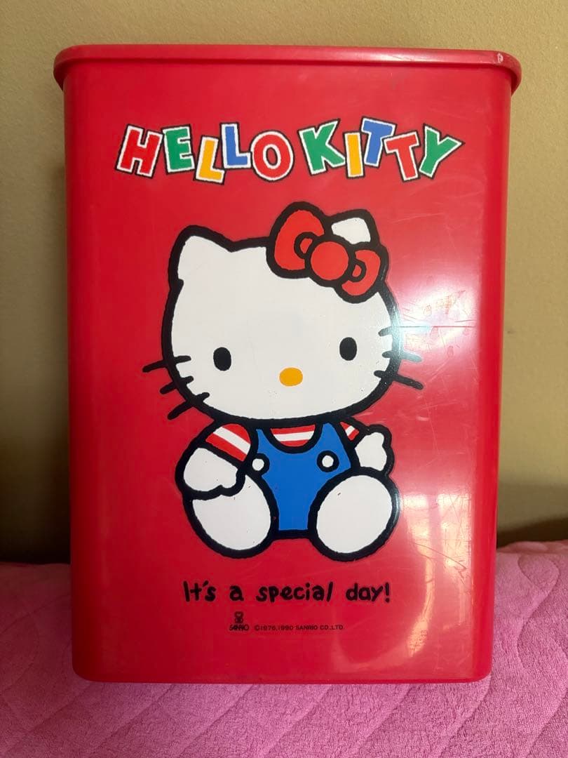 キティちゃん ゴミ箱 平成レトロ