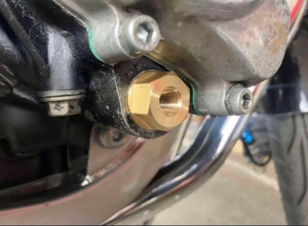 CBX400F ヨシムラ プログレス2 真鍮 油温 センサー アダプター セット