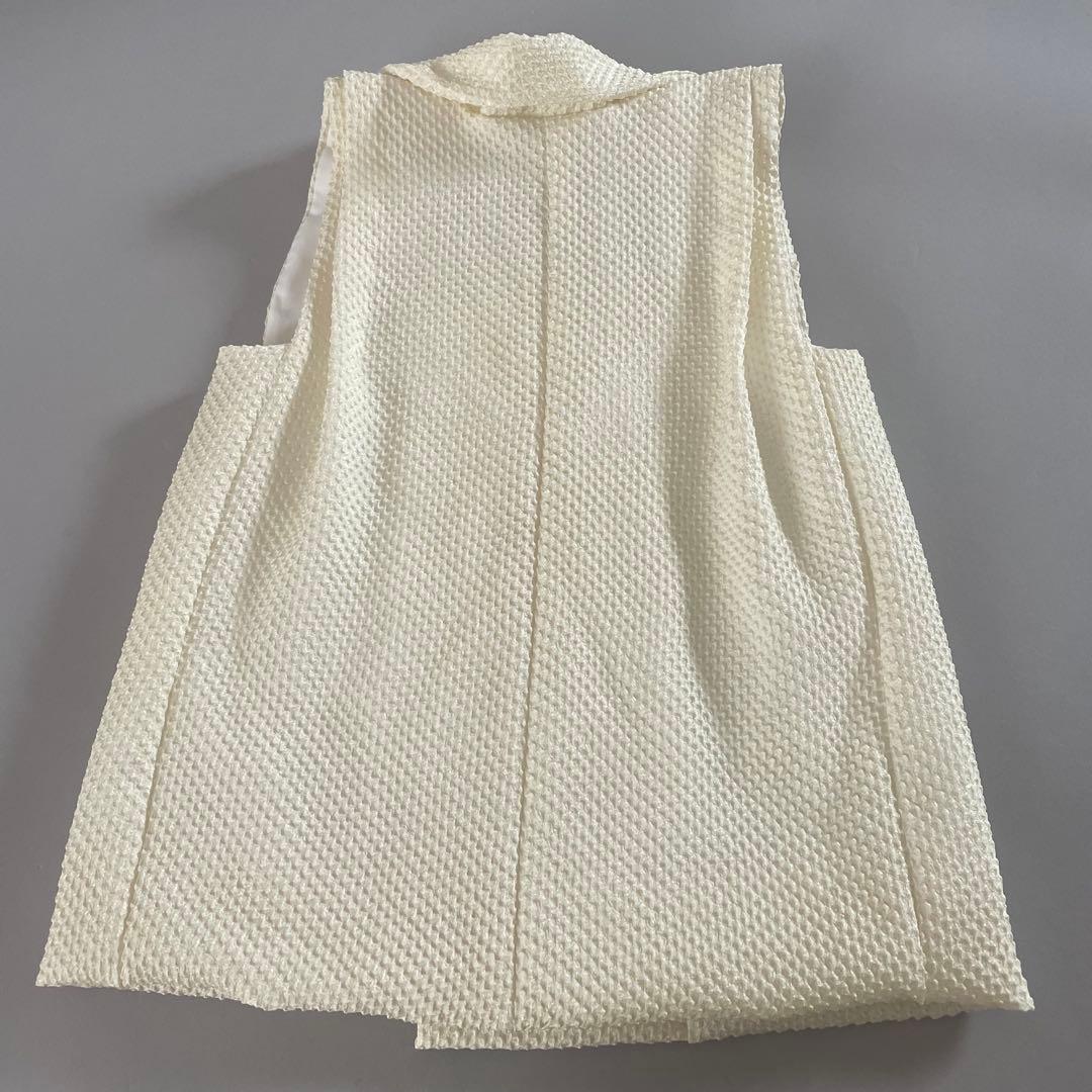 七五三　３歳　正絹　総絞りの被布　巾着セット　ハンドメイド