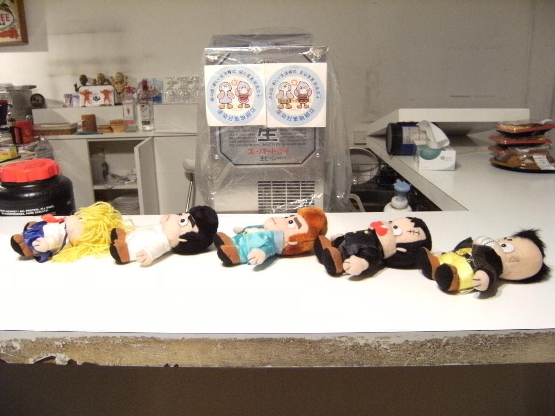 当時物 不良 ヤンキー 暴走族 熱血硬派くにおくん ぬいぐるみ 人形 5個セット