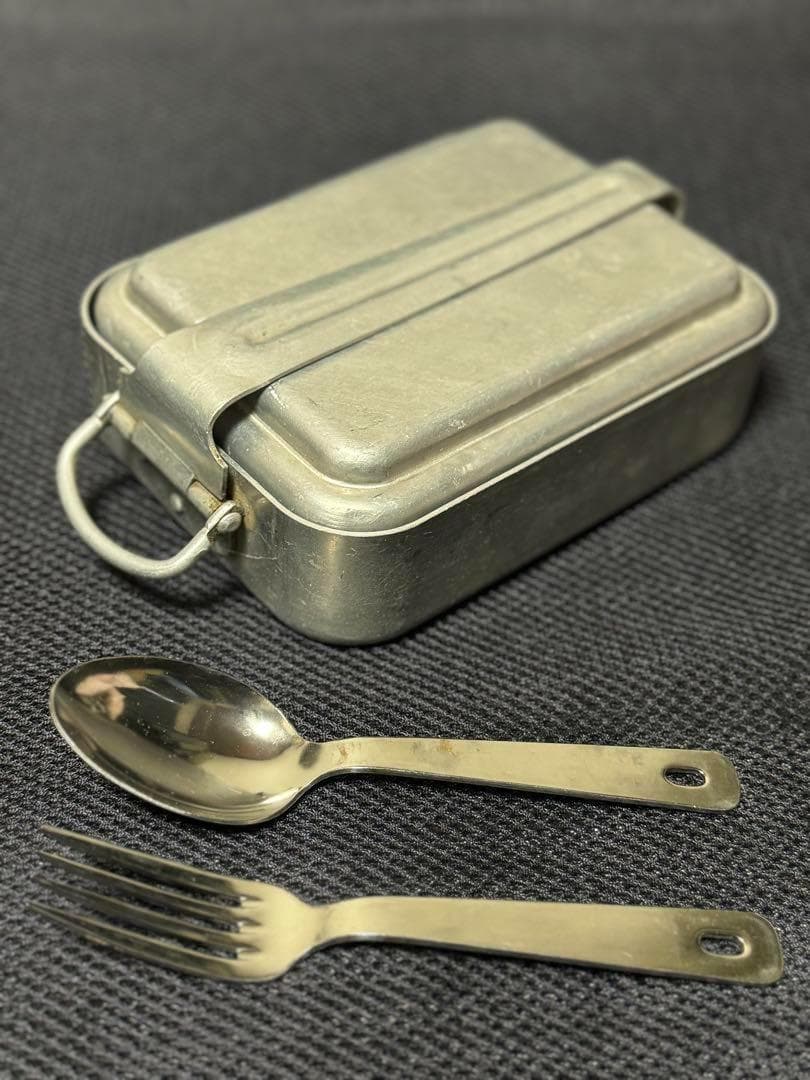 フランス軍 実物 M52 メスキット+カトラリー③