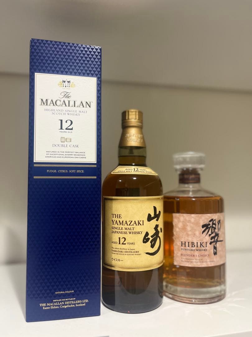 サントリーウイスキー響山崎マッカランリザーブブランデーX•O50mlミニ