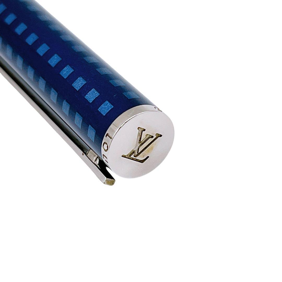 美品 ルイヴィトン N79155 ジェットラック ボールペン 青 ユニセックス