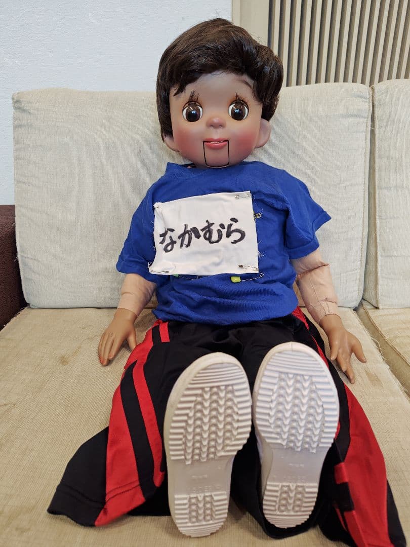 あすなろ腹話術人形女の子と男の子のかつら付き - メルカリ
