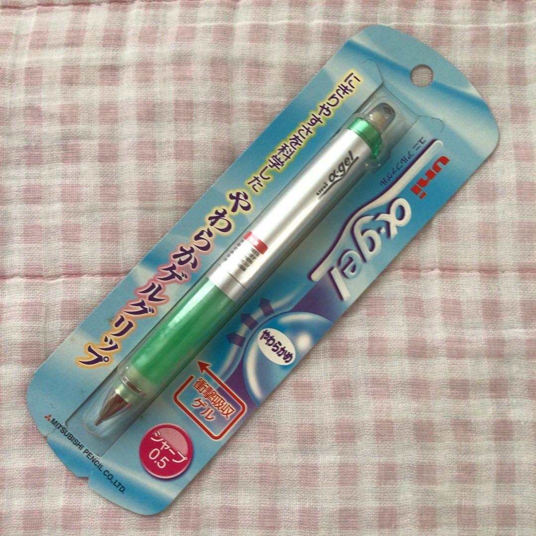 三菱 ユニ シャーペン アルファゲル ‪α‬-gel グリーン 旧型 廃盤