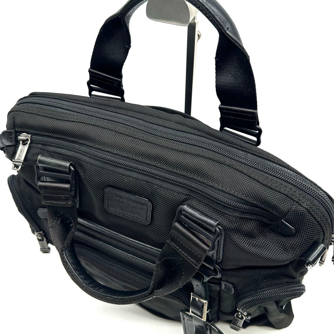 美品 トゥミ ブルックス スリム ブリーフ 2way ビジネスバッグ ベルト付き