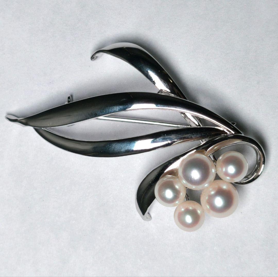 美品 最高級!!】ミキモト ブローチ パール フォーマル 正規品 皇室