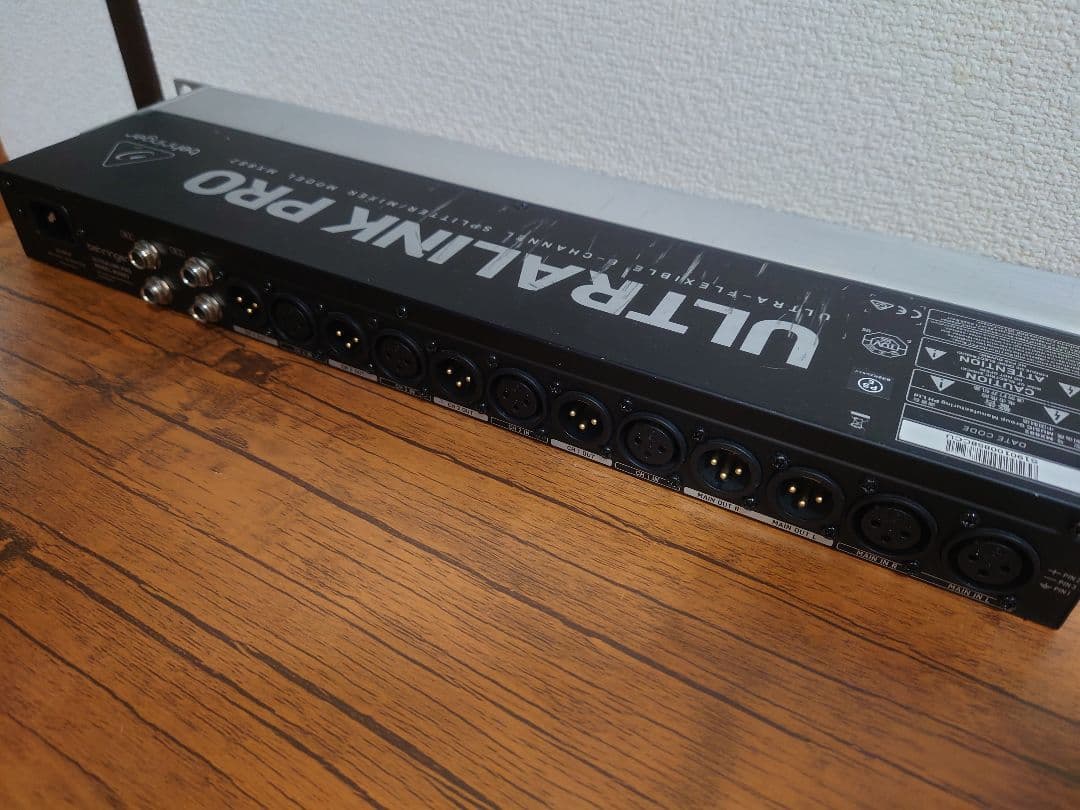 【動作良好】BEHRINGER MX882 スプリッター ミキサー ベリンガー
