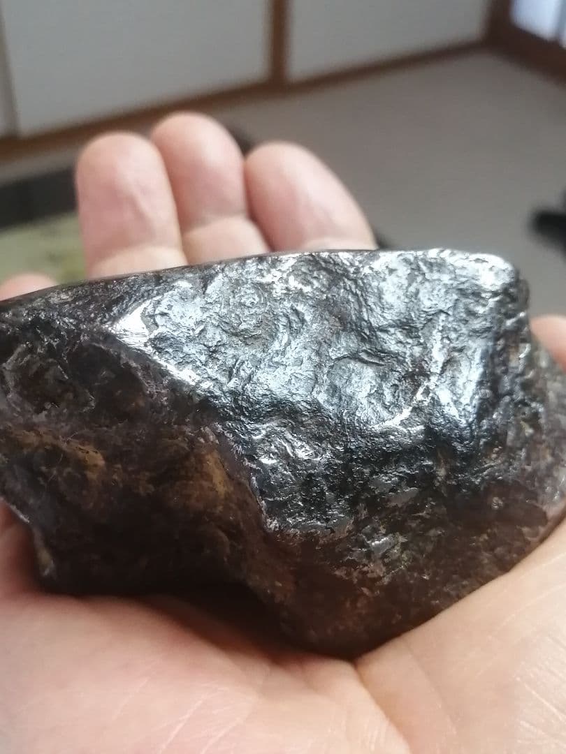 ☆『超隕石』原石。 本物隕石 922g 隕石内部。すばらしい『超隕石