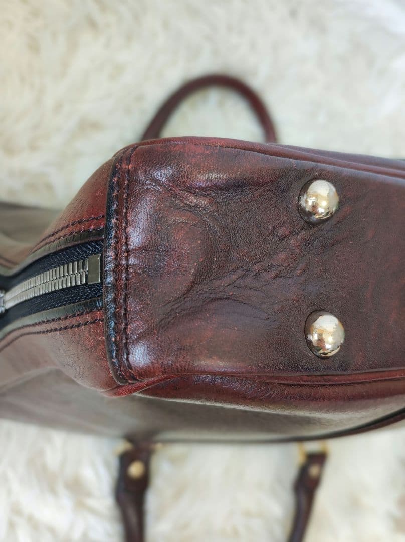 ☆美品☆GOLD PFEIL レザービジネスバッグ A4　本革　メンズ　ワイン