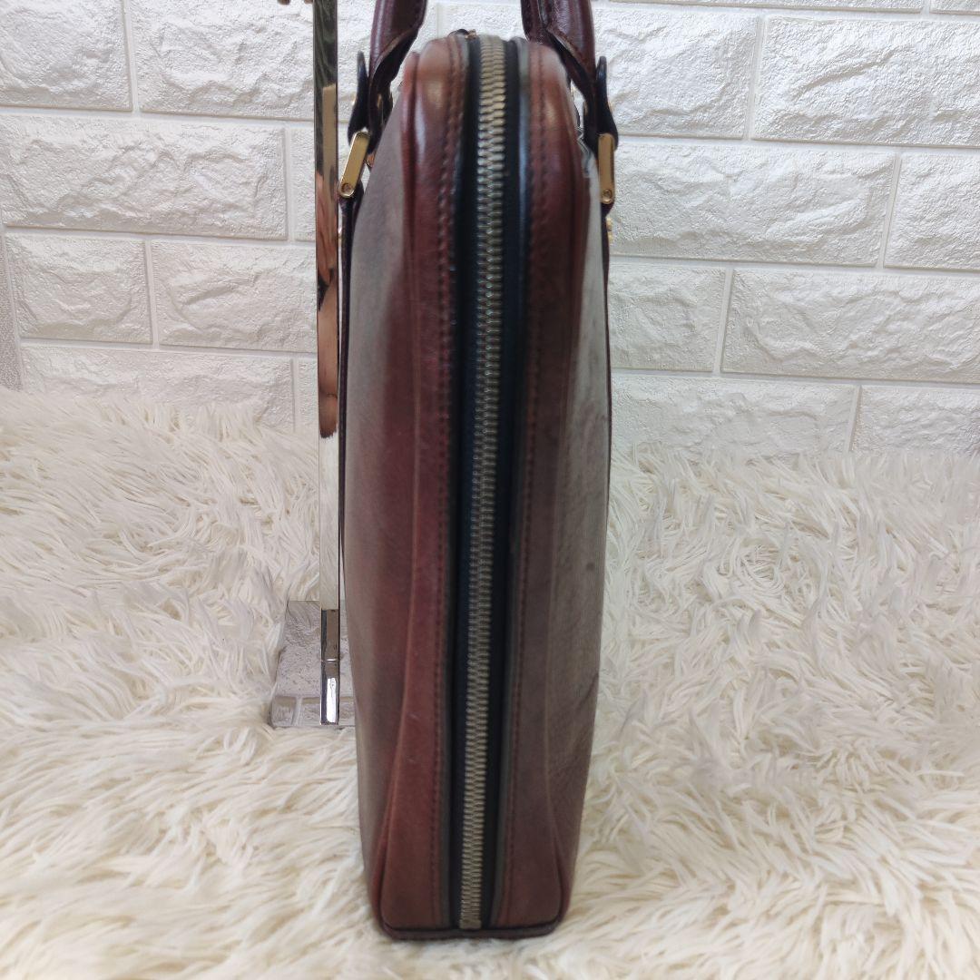 ☆美品☆GOLD PFEIL レザービジネスバッグ A4　本革　メンズ　ワイン