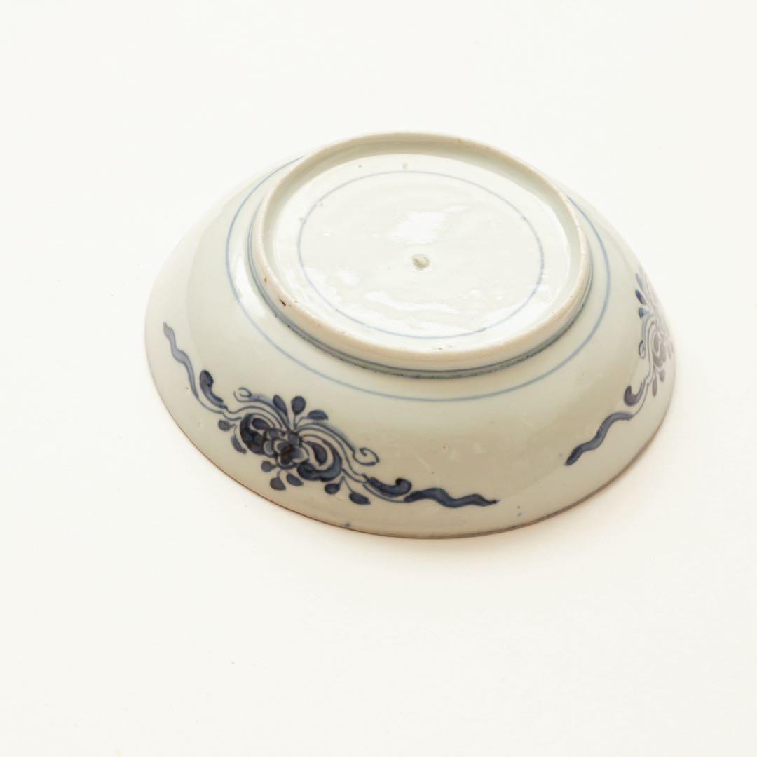 伊万里 古伊万里 江戸 中期 深皿 なます 皿 花唐草 鳳凰