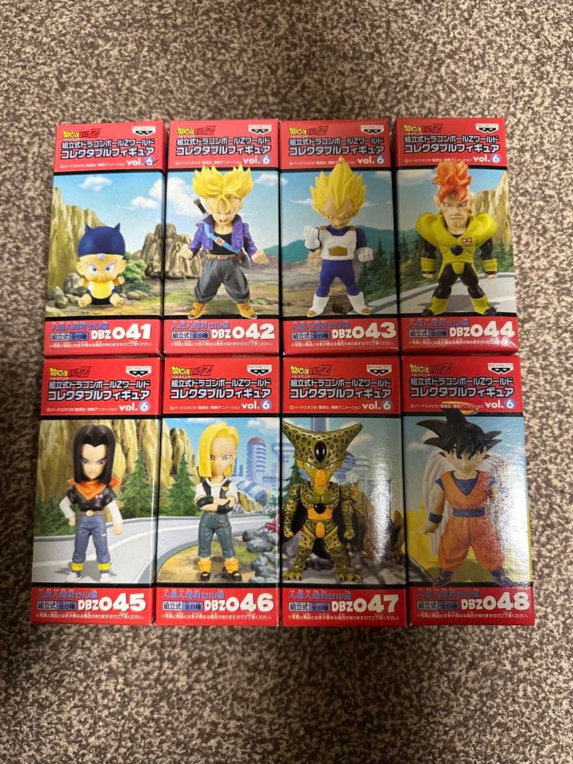 未開封】組立式ドラゴンボールZ ワーコレ vol.6 全8種フルコンプセット