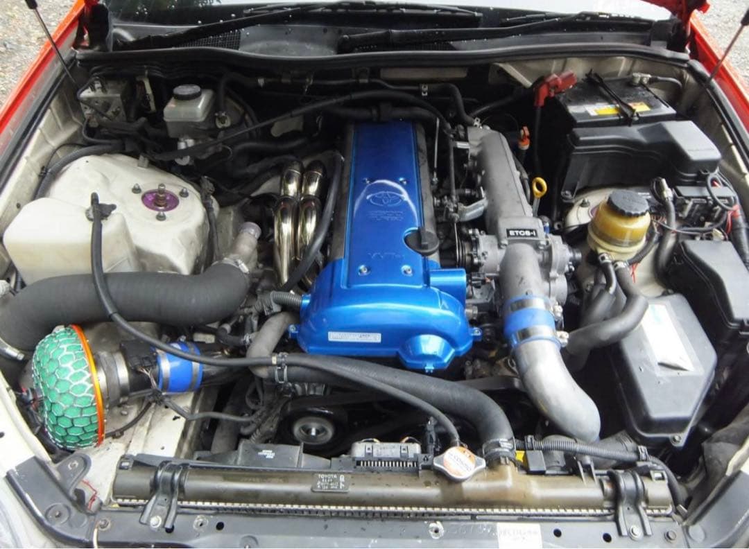 ステンレス製80mmダイレクト サクションパイプJZX100/JZX110