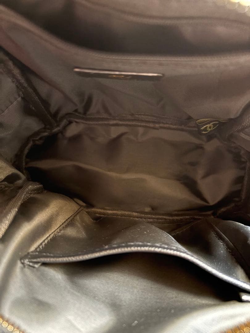 シャネル ブラック リュック ノベルティ キャビア調 年末限定価格！