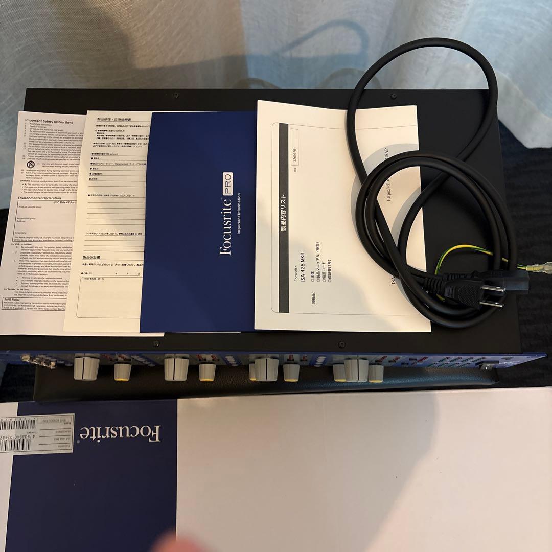 【美品】 FOCUSRITE ISA428 MKII 4chマイクプリアンプ
