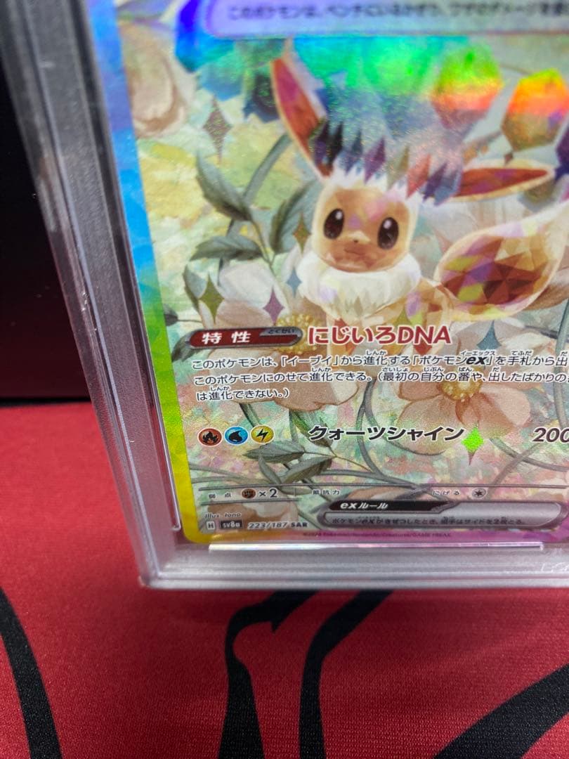 30周年に向け高騰中 早い者勝ち PSA10 イーブイex SAR SV8a