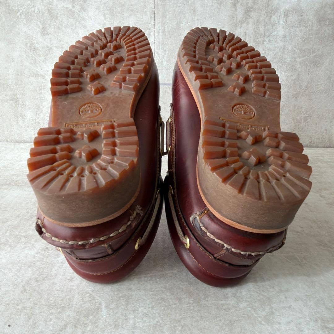 Timberland 3eye classic lug 26cm バーガンディ