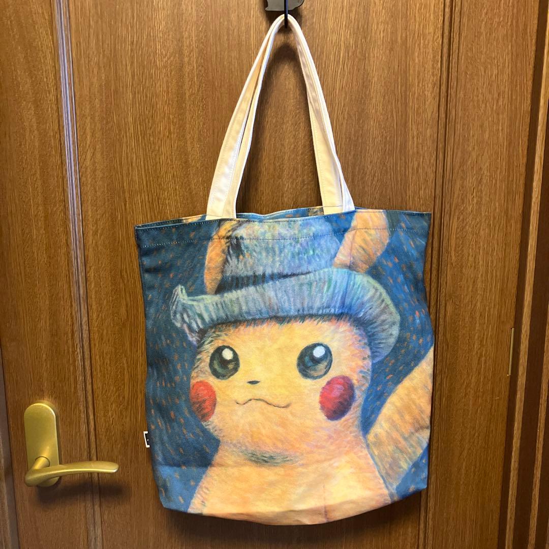 ゴッホピカチュウ トートバッグ - メルカリ