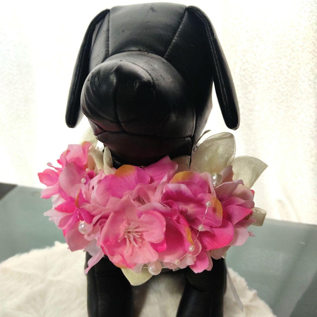 犬 猫 ペット トリミングチョーカー トリミングリボン 春 桜 誕生日