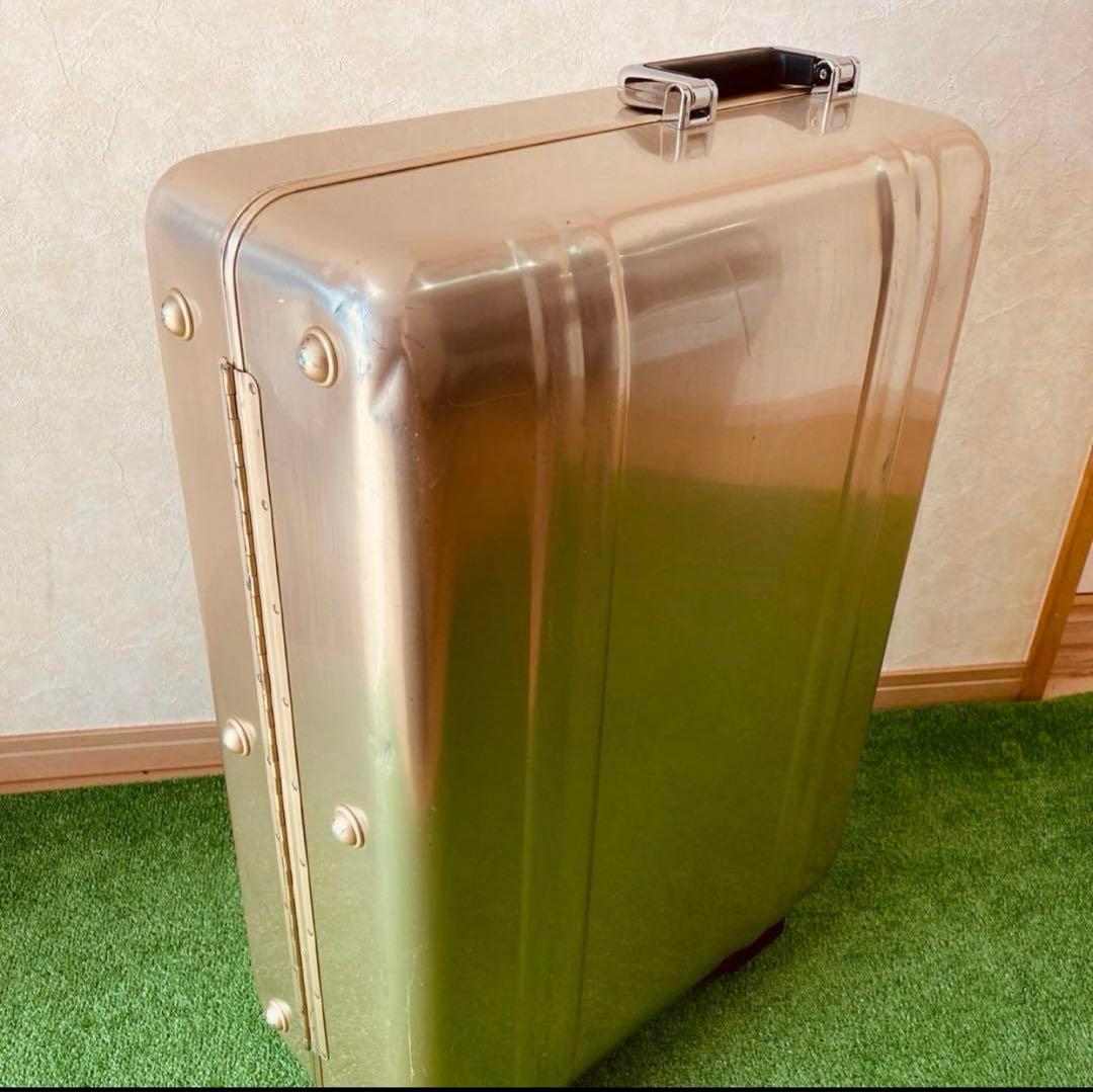 希少 ゼロハリバートン ヴィンテージ アルミ シャンパンゴールド