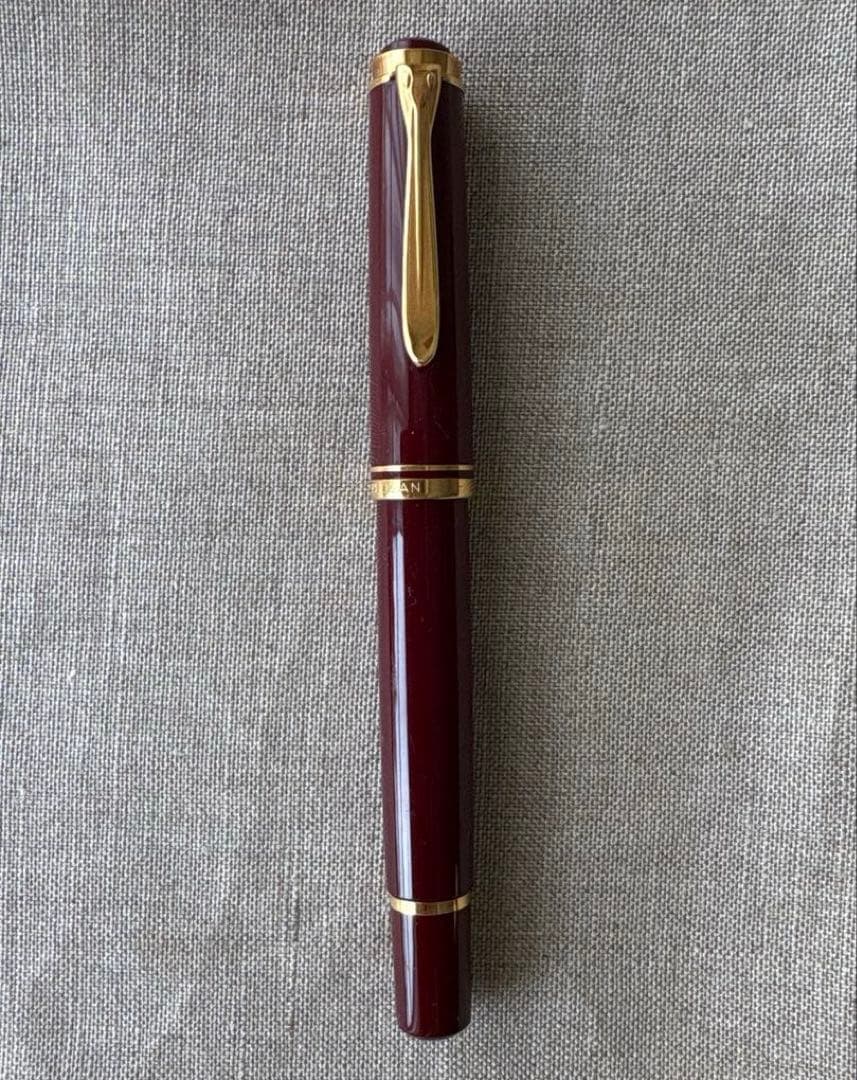 Pelikanペリカン 万年筆 旧型 18C-750 バーガンディ 吸入式