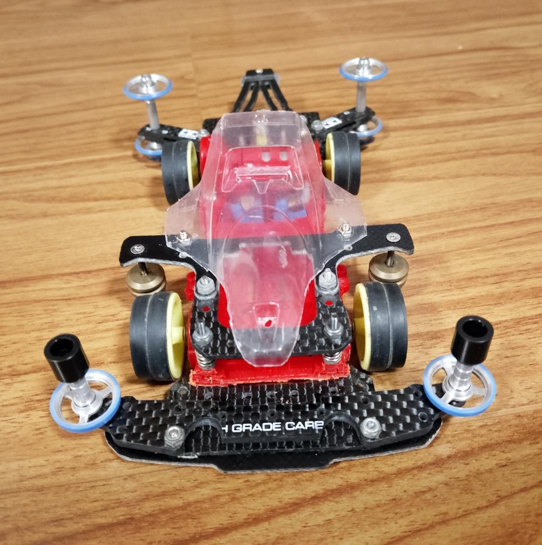 ☆ミニ四駆 サンダーショット ポリカボディ 提灯 ATバンパー カスタム