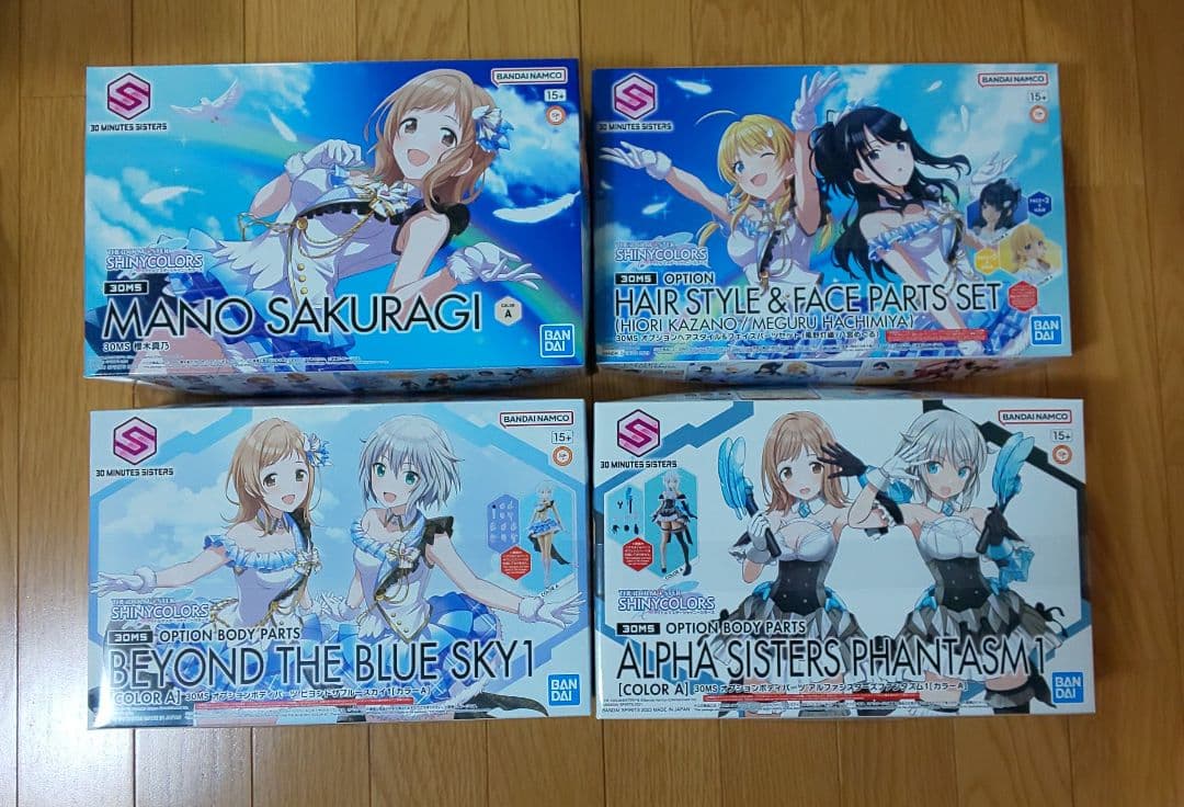 30ms アイマス 4種セットアイドルマスターシャイニーカラーズコラボ