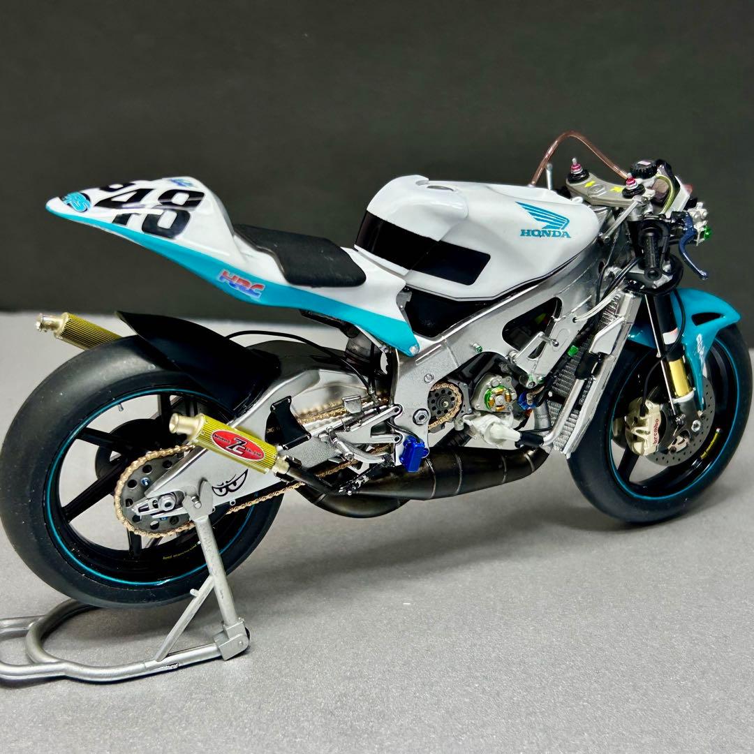 1/12 ハセガワ ホンダRS250RW 2008 #48プラモデル 完成品