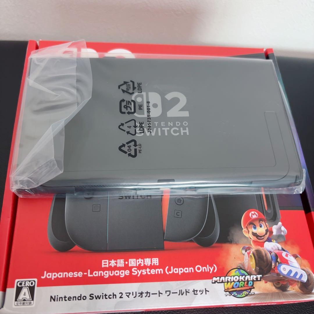 【本体と外箱のみ】Nintendo Switch 2 マリオカートワールド