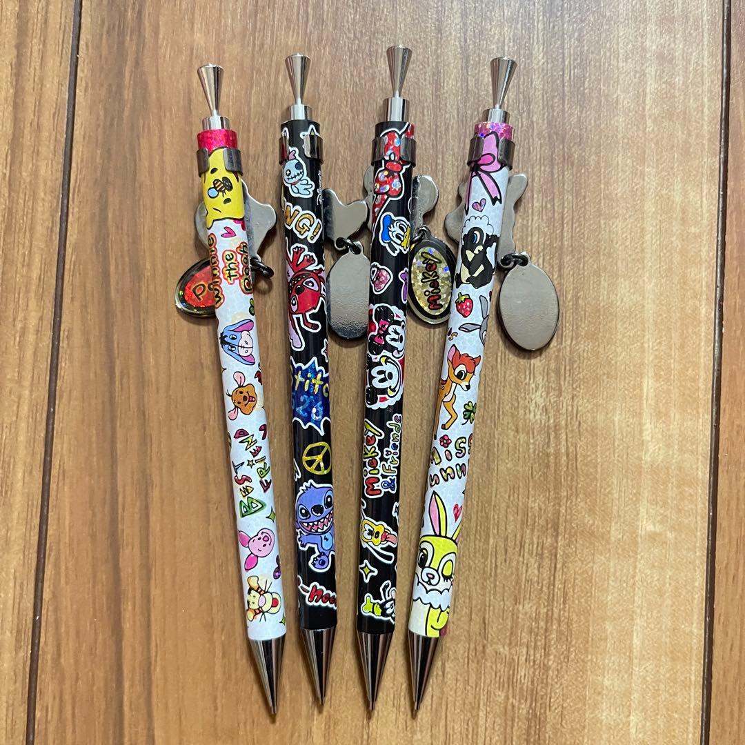 ディズニーカミオジャパンチャーム付きシャープペン15本セット