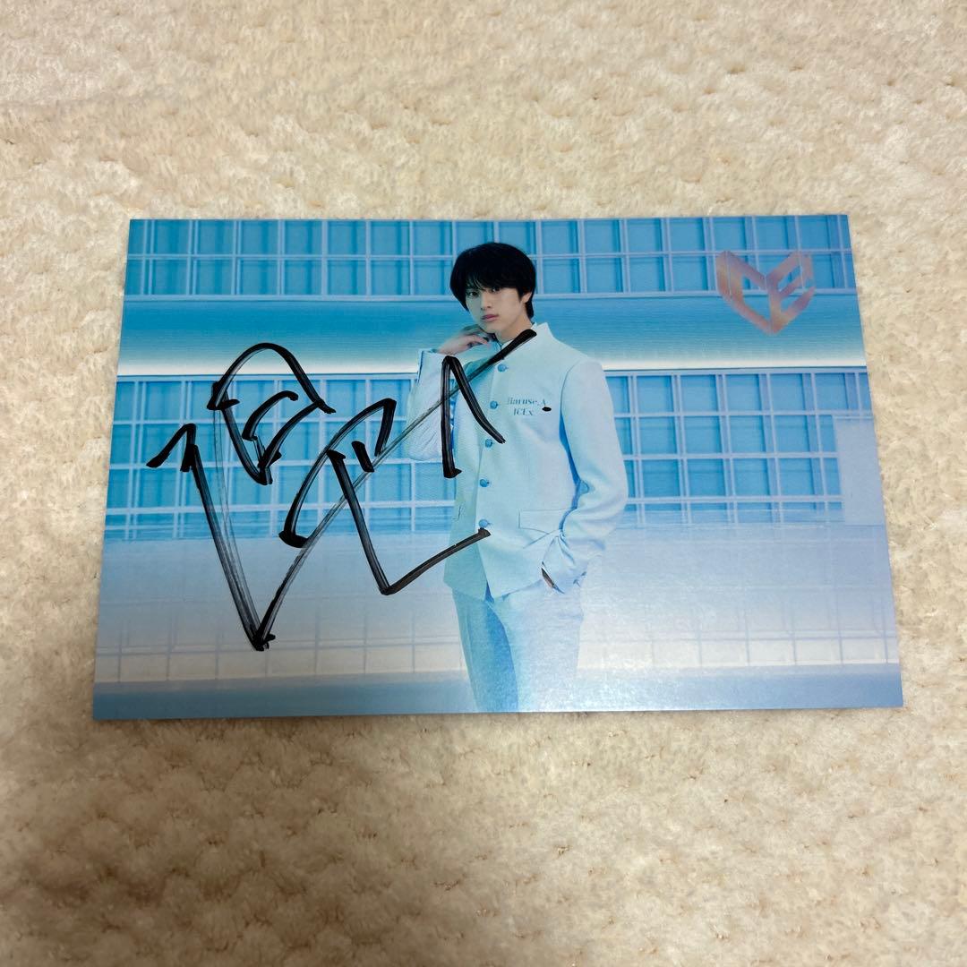 ICEx 阿久根温世 サイン ポストカード - メルカリ