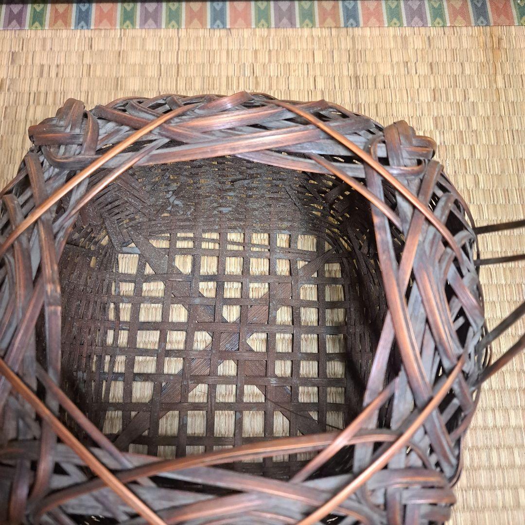 花篭 花入 茶道具 華道具 竹籠 花籠 花籃 B3