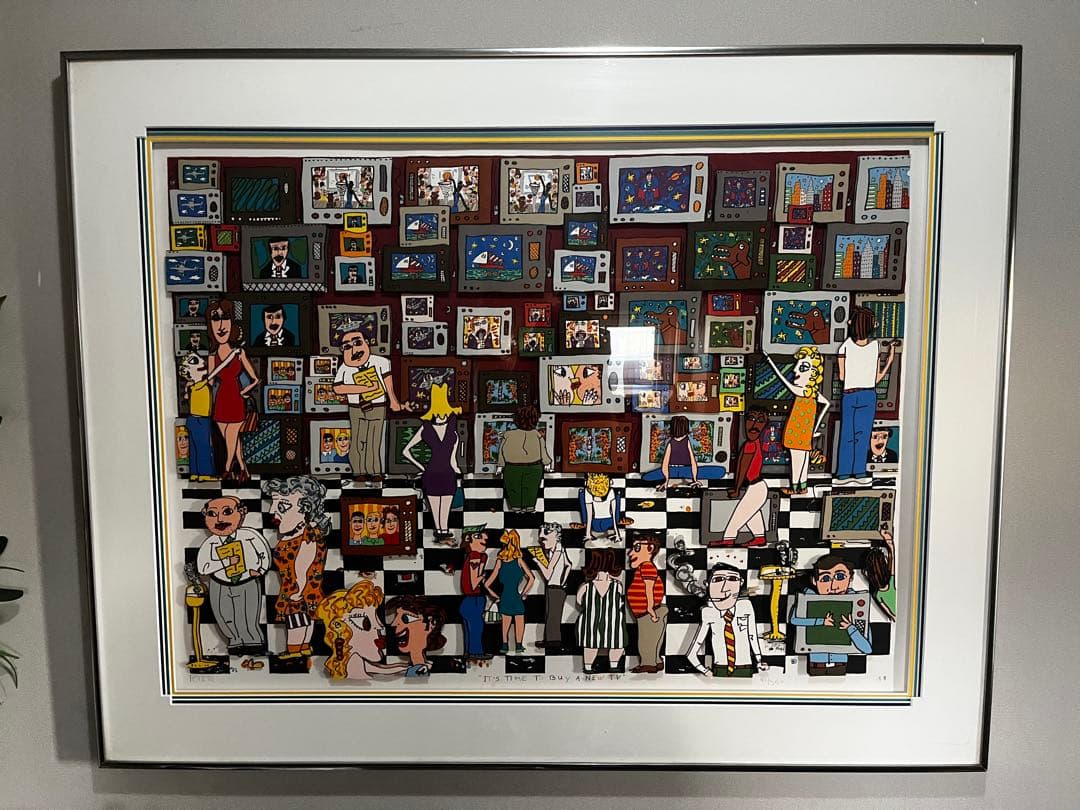 JAMES RIZZI シルクスクリーン 1989年作品 JAMES RIZZI シルクスクリーン 1989年作品