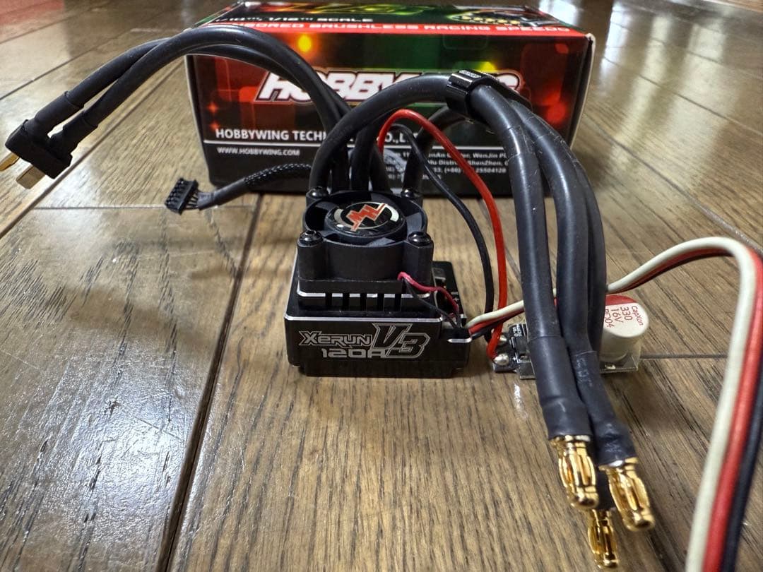 XERUN V3 120A ESC & プログラムボックス