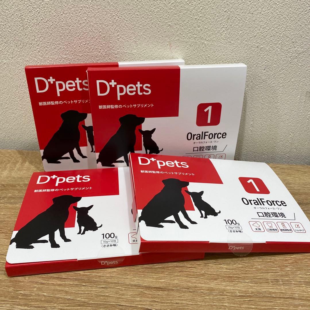 D+pets OralForce1 ディーペッツ オーラルフォースワン4個セット