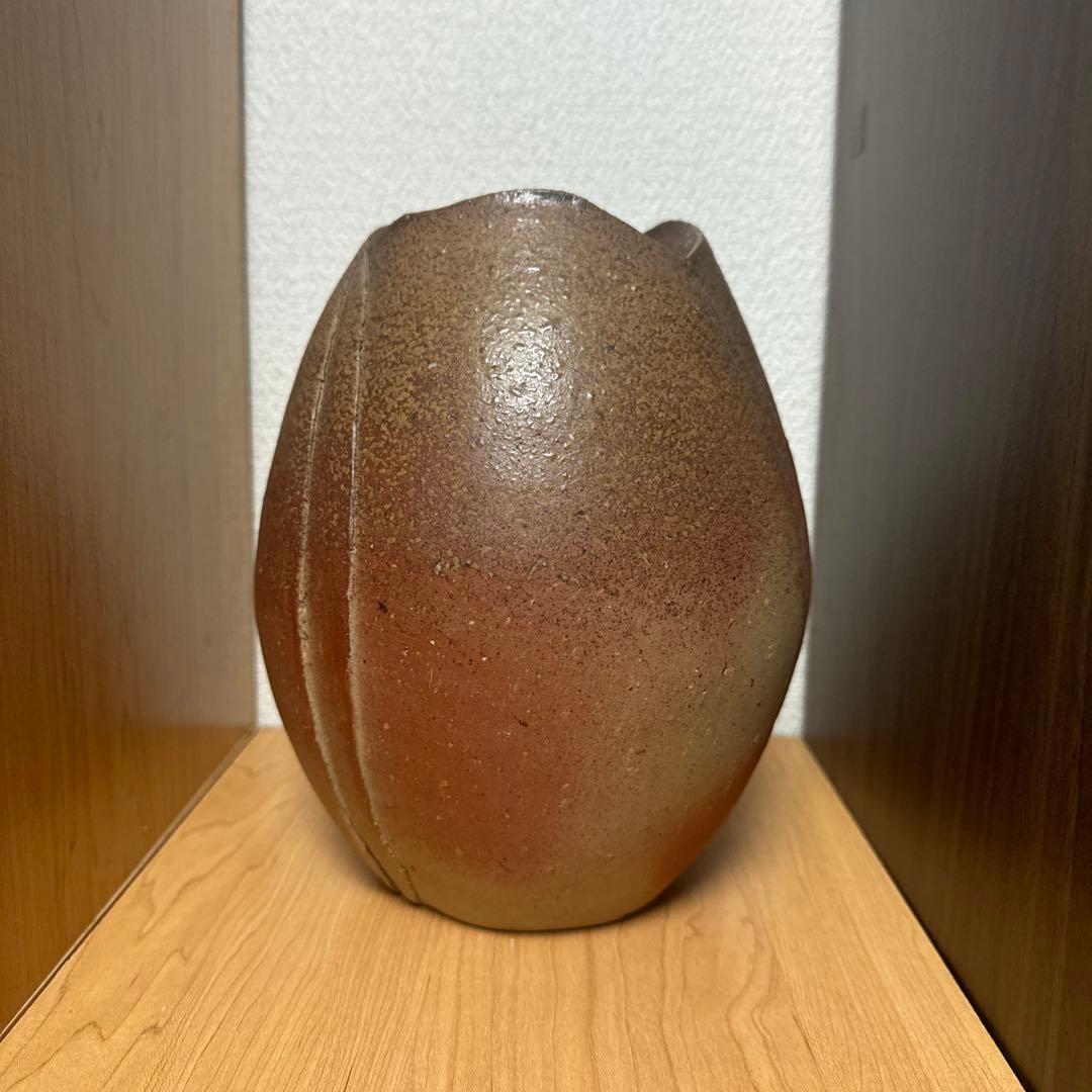 渡邊琢磨　備前焼　花入