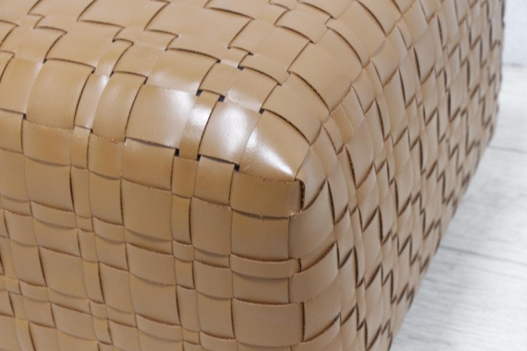 [展示極美品] FLEXFORM オットマン スツール BANGKOK 総革