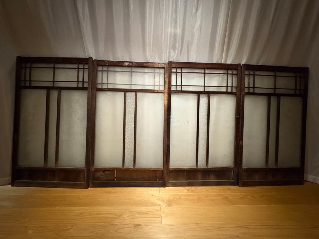 ステンドグラスパネル住宅用 ブルーロンデル&ダイヤP(1426)えびぞう