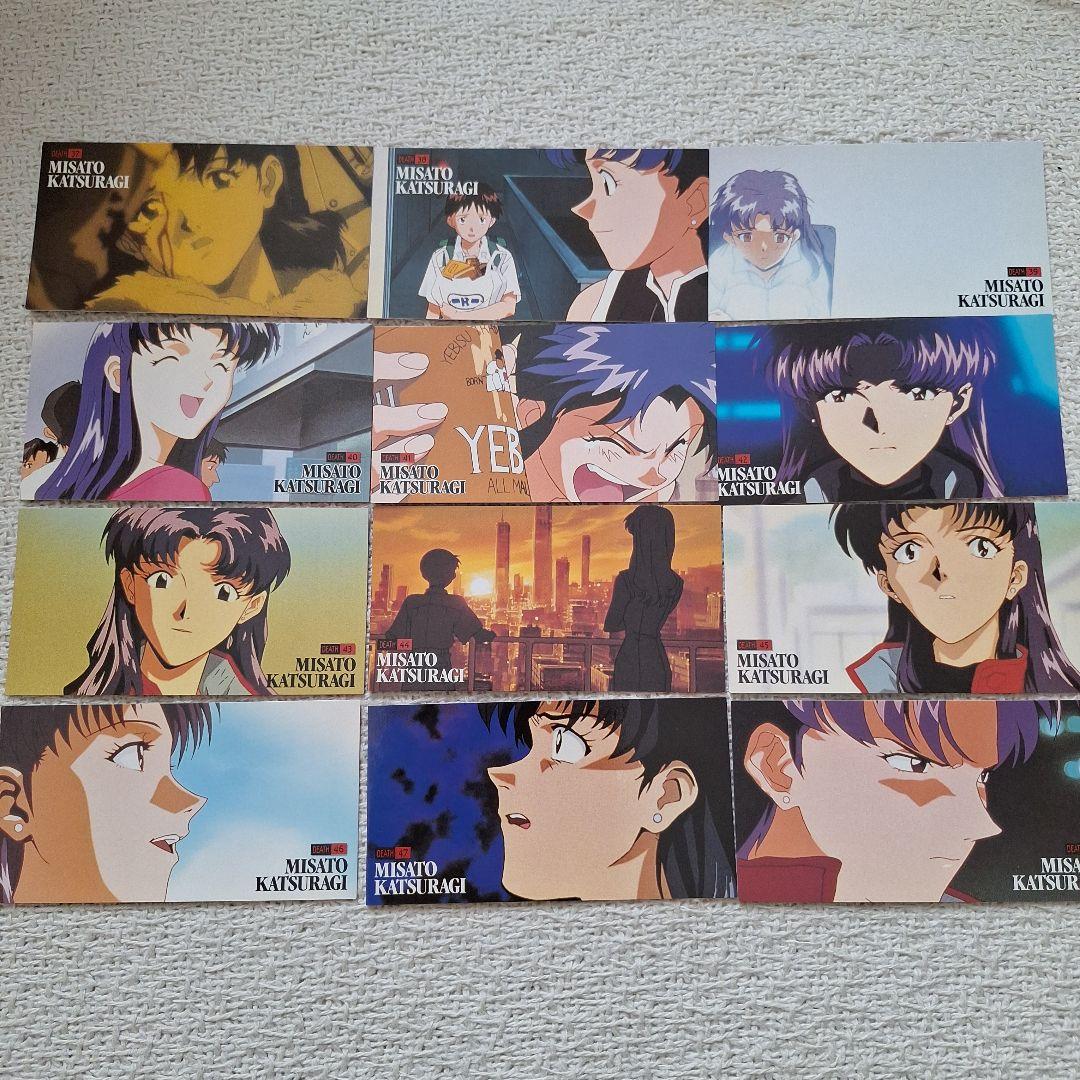 1997TV版エヴァンゲリオンカードダスマスターズワイドDEATH102種コンプ