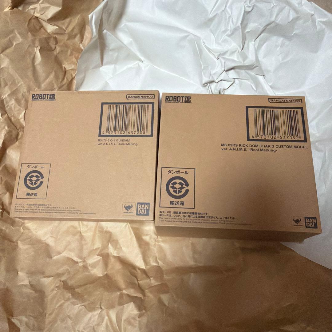 ROBOT魂 G-3ガンダム シャア専用 リックドム 2体セット