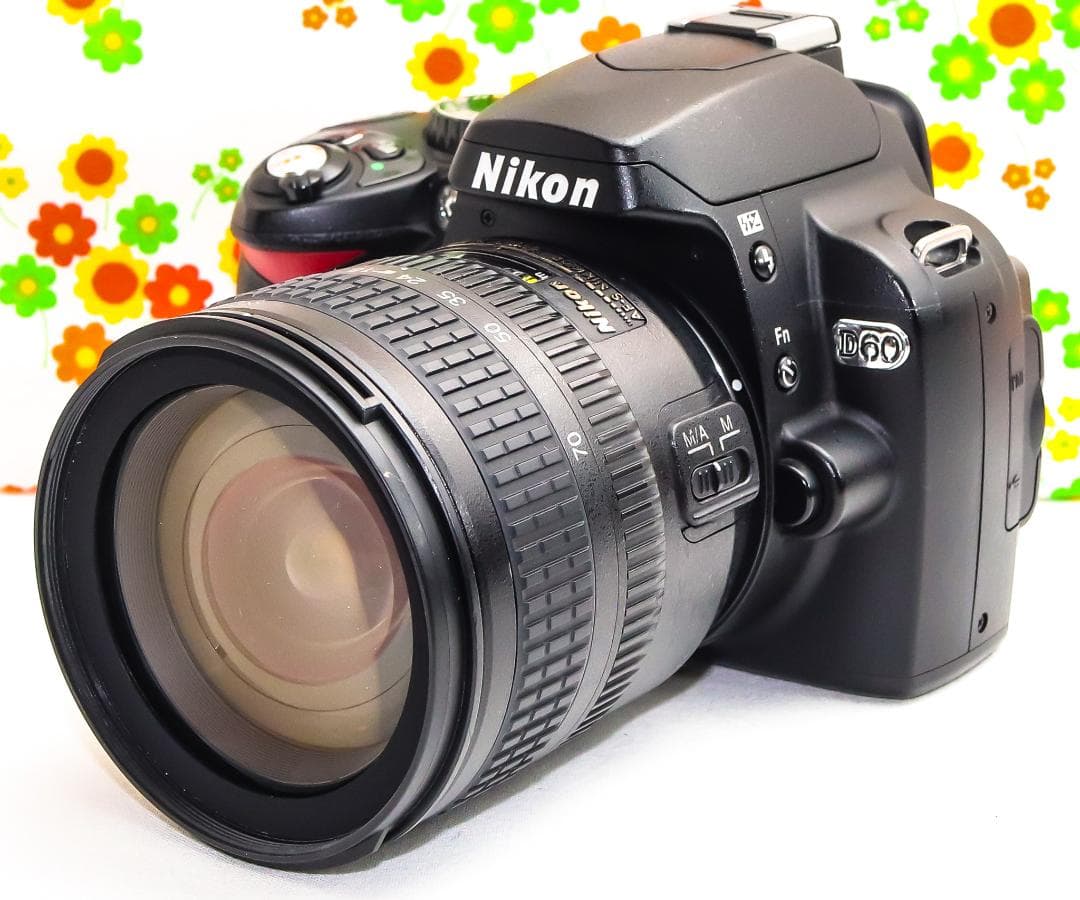 ニコン Nikon D60☆スマホに送れる！☆一眼レフ☆初心者おすすめ♪